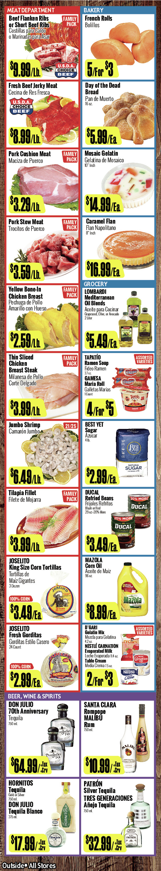 Bodega R Ranch Market Weekly AD 3 Page. valid thruogh 10/16/2024 - 10/22/2024