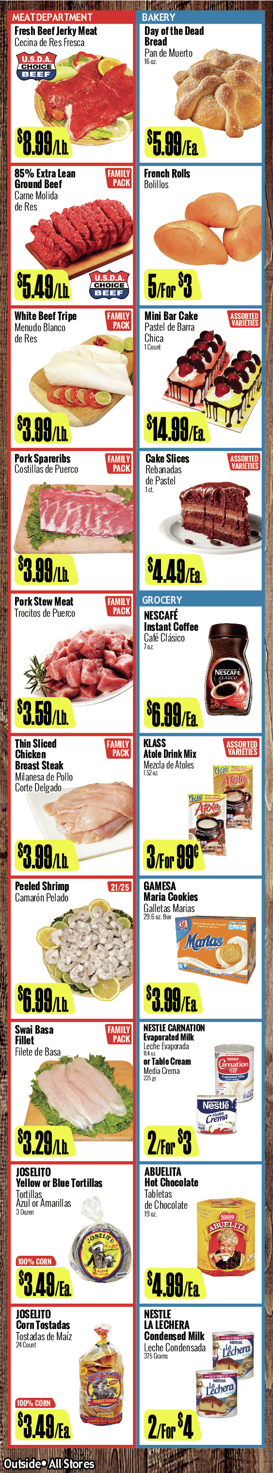 Bodega R Ranch Market Weekly AD 4 Page. valid thruogh 10/23/2024 - 10/29/2024