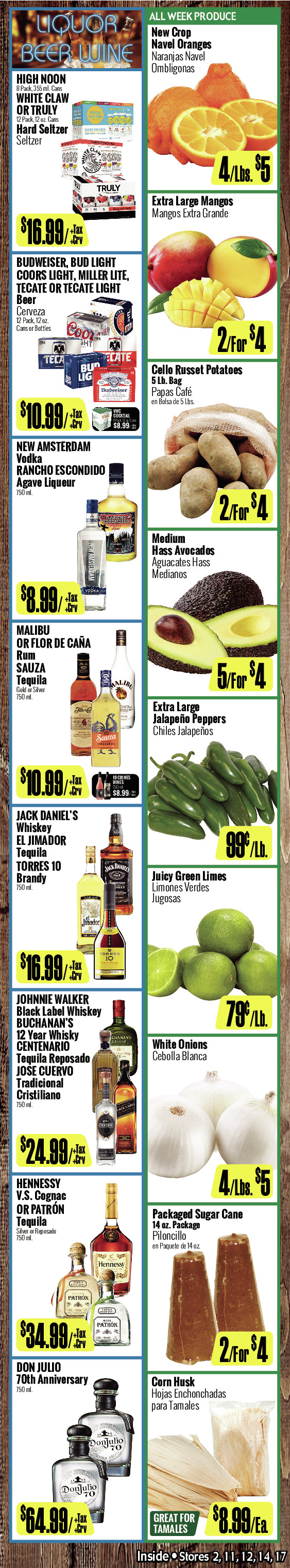 Bodega R Ranch Market Weekly AD 3 Page. valid thruogh 11/20/2024 - 11/26/2024