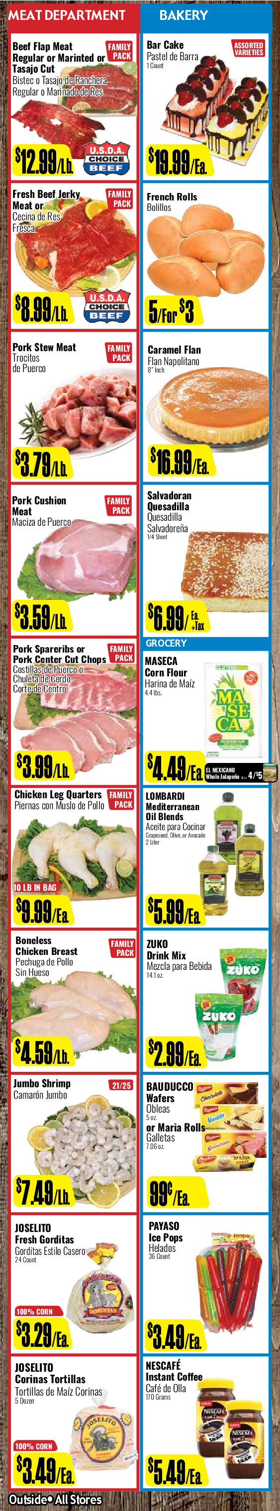 Bodega R Ranch Market Weekly AD 4 Page. valid thruogh 04/23/2025 - 05/06/2025