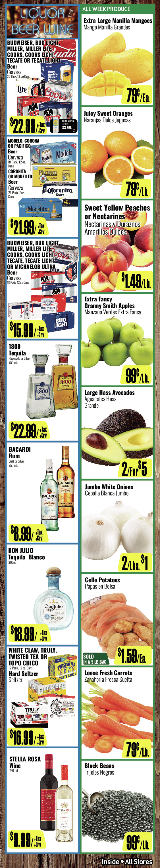 Bodega R Ranch Market Weekly AD 3 Page. valid thruogh 06/18/2025 - 07/01/2025