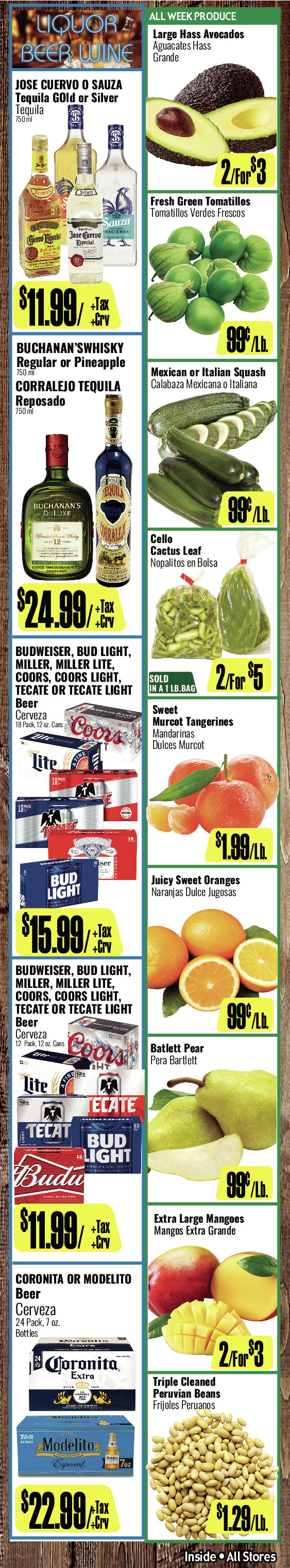 Bodega R Ranch Market Weekly AD 3 Page. valid thruogh 08/27/2025 - 09/09/2025