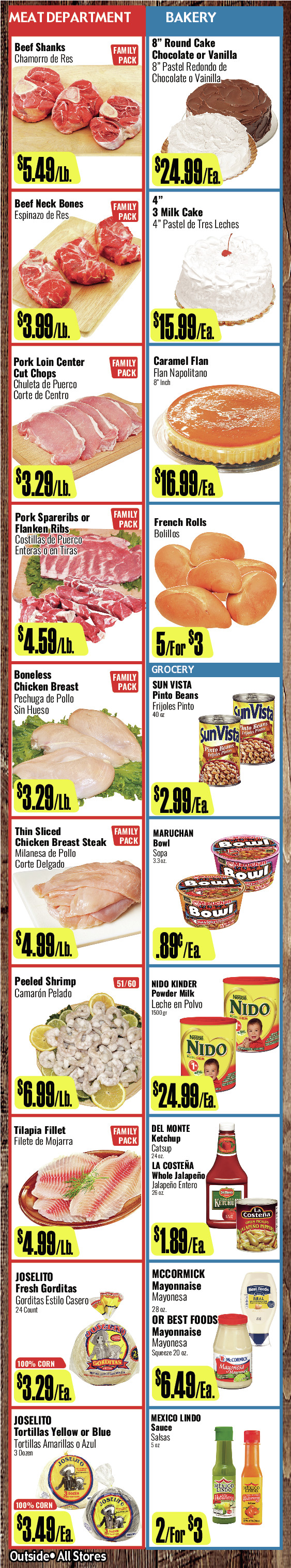 Bodega R Ranch Market Weekly AD 3 Page. valid thruogh 10/08/2025 - 10/21/2025