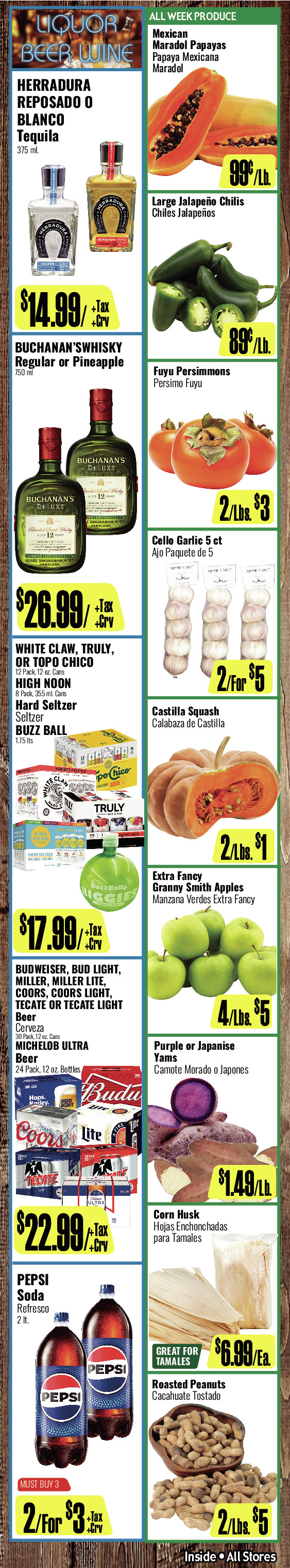 Bodega R Ranch Market Weekly AD 3 Page. valid thruogh 11/05/2025 - 11/18/2025