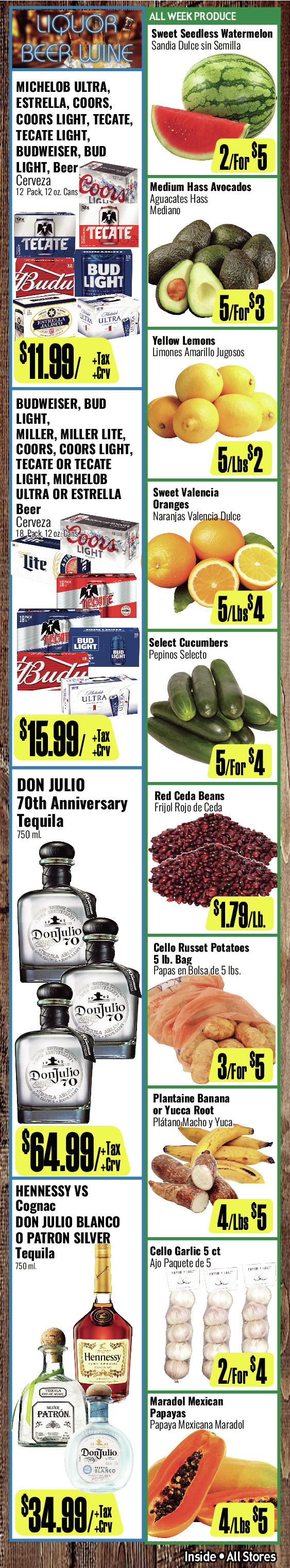 Bodega R Ranch Market Weekly AD 3 Page. valid thruogh 04/22/2026 - 05/05/2026